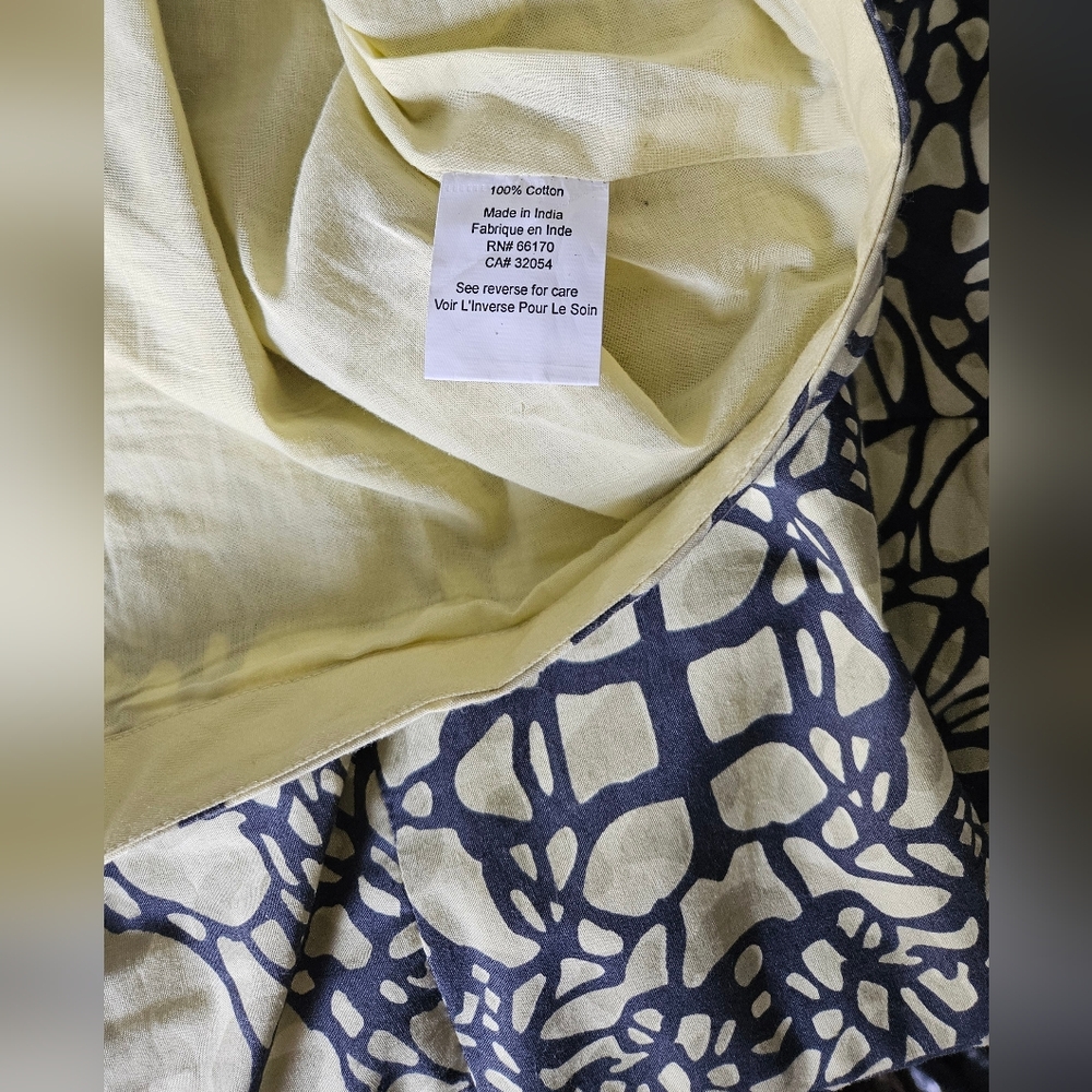 2010s Anthropologie x Fish Fry Yellow/Black Pattern Dress - Picture 4 of 4